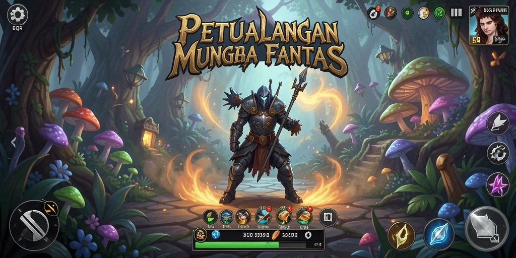 Tangkapan layar gameplay 8QR menunjukkan aksi petualangan yang mendebarkan.