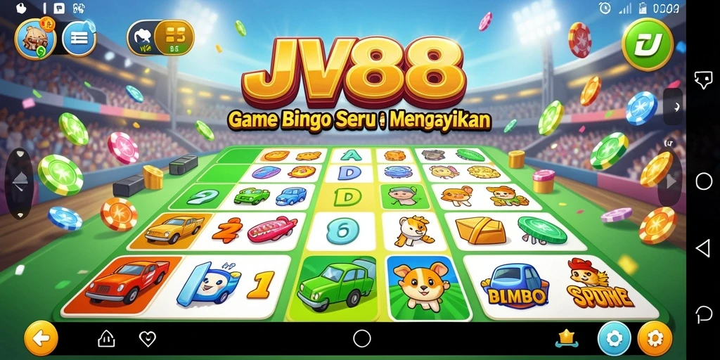 Screenshot game JV88 menampilkan momen seru permainan Bingo.