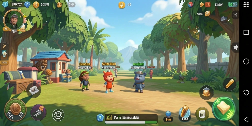 Screenshot gameplay SPIN707 yang mengasyikkan dan penuh warna.