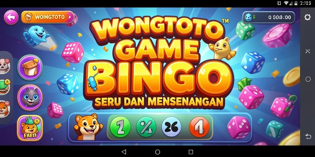 Tampilan gameplay seru di WONGTOTO, penuh warna dan interaksi.